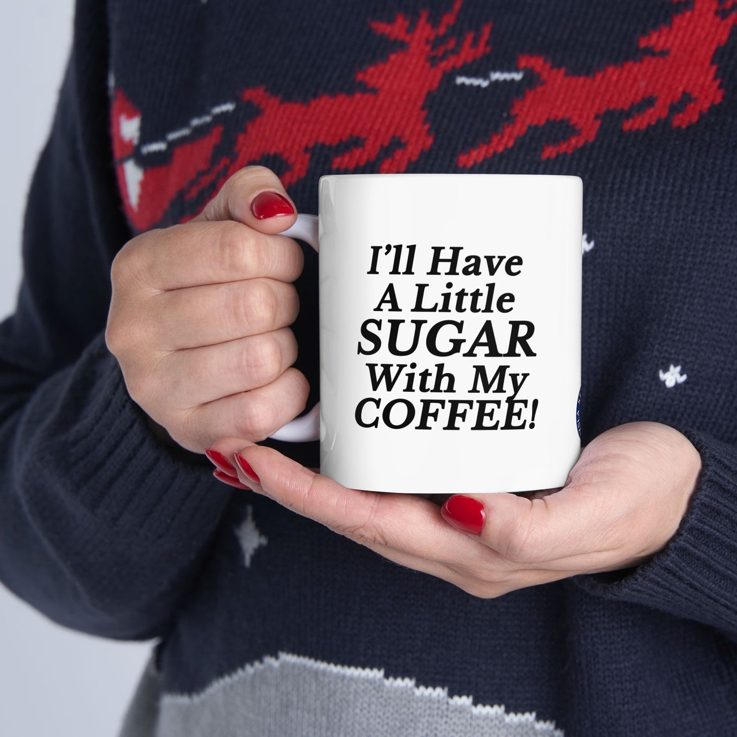 Sugar Faced Vizsla Lover's Ceramic Mug