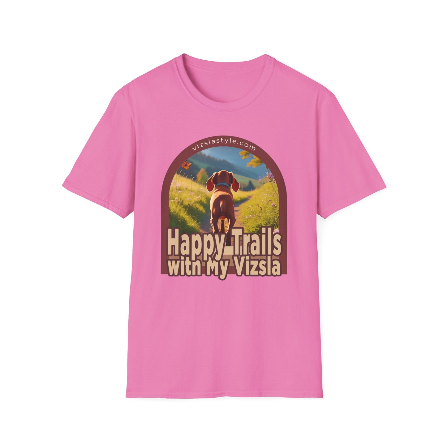 Happy Trails With My Vizsla Puppy t-shirt
