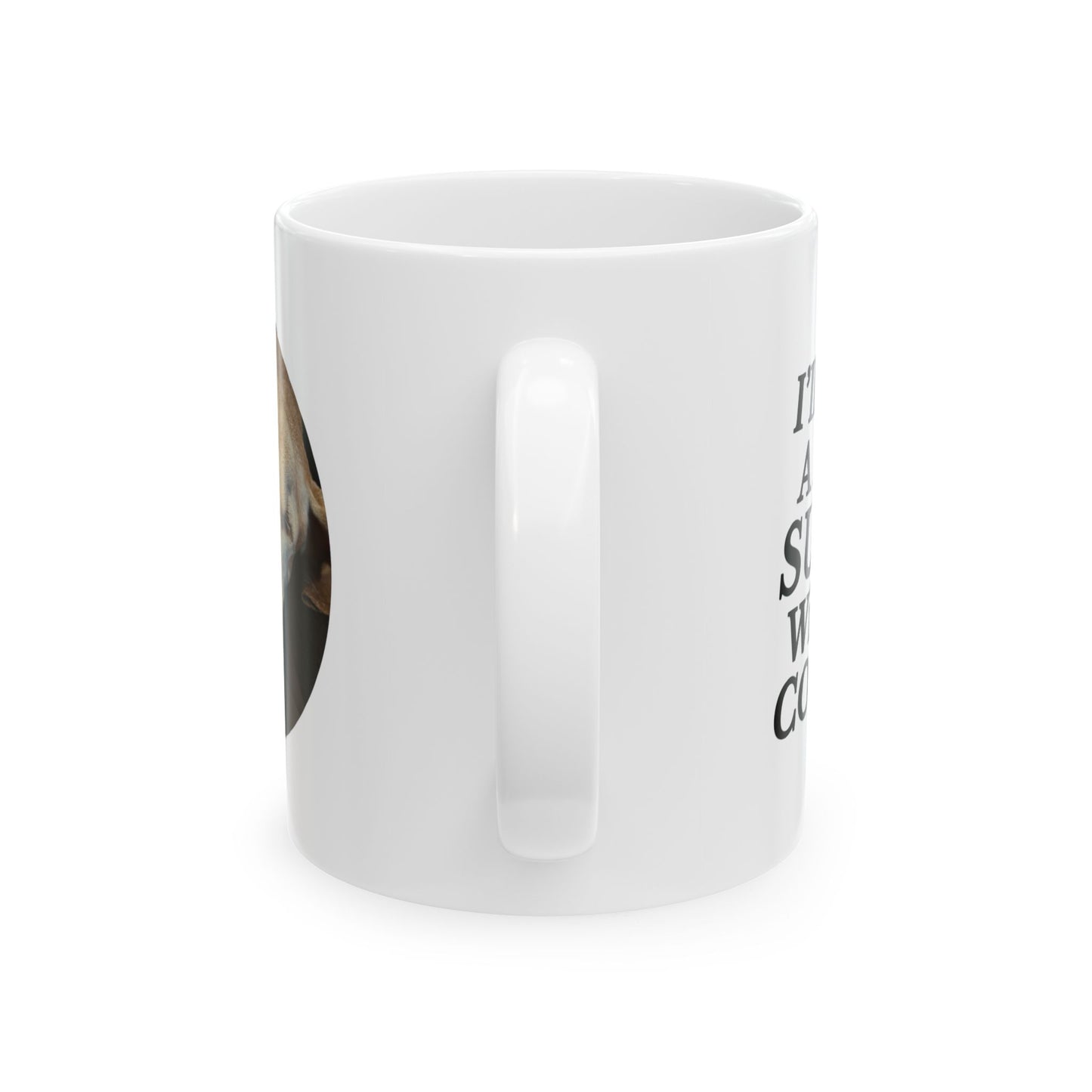 Sugar Faced Vizsla Lover's Ceramic Mug