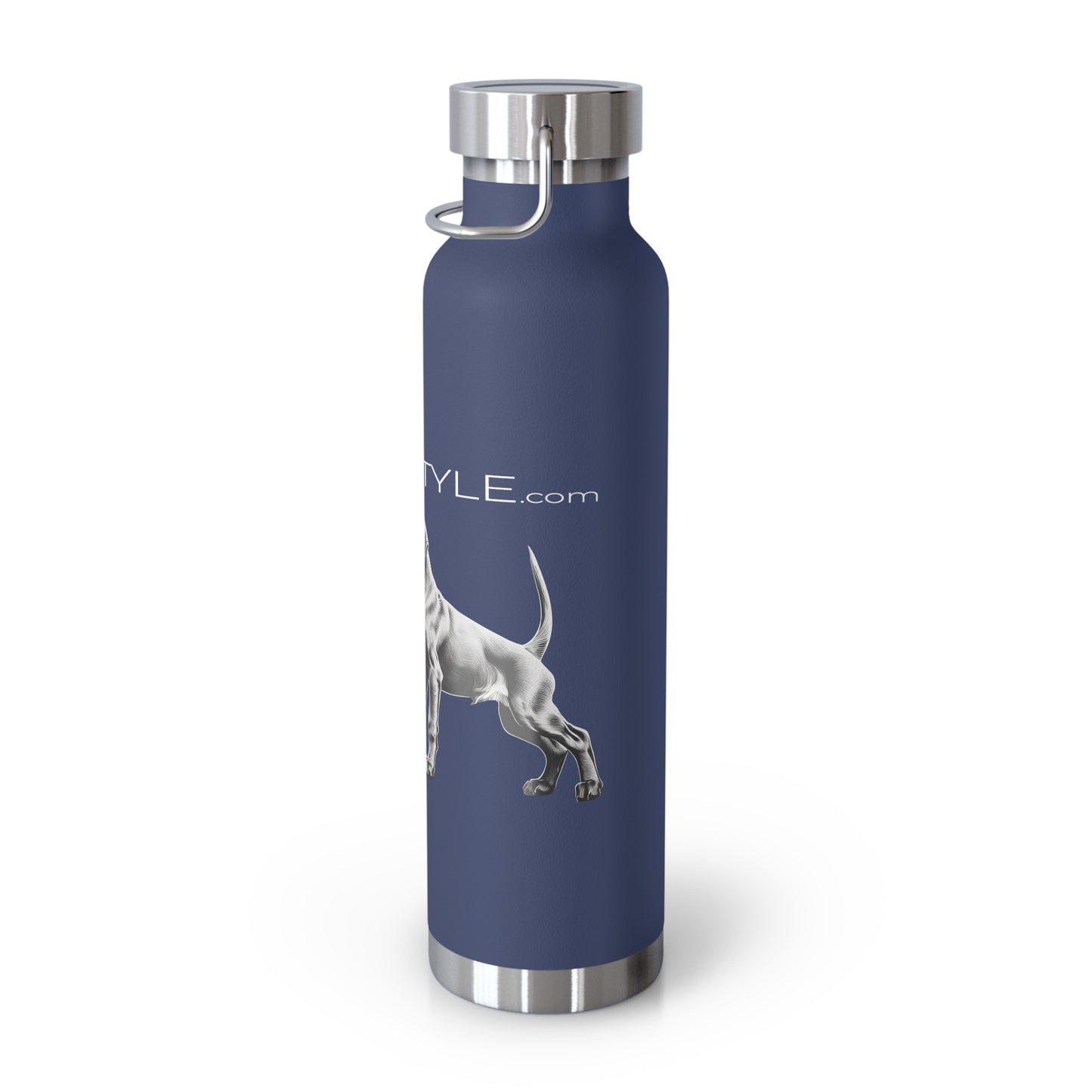 Vizsla Style Puppy w/ Logo - Stylish Copper Insulated Water Bottle