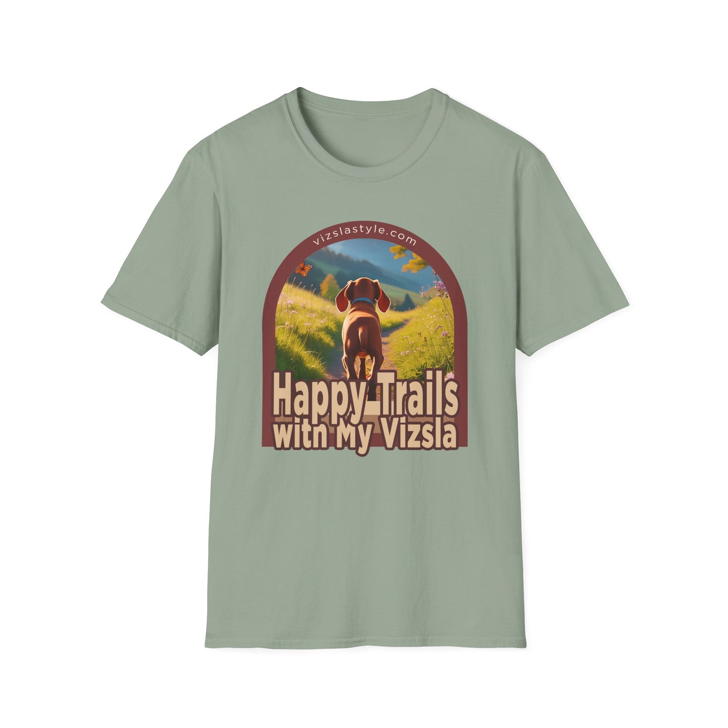 Happy Trails With My Vizsla Puppy t-shirt