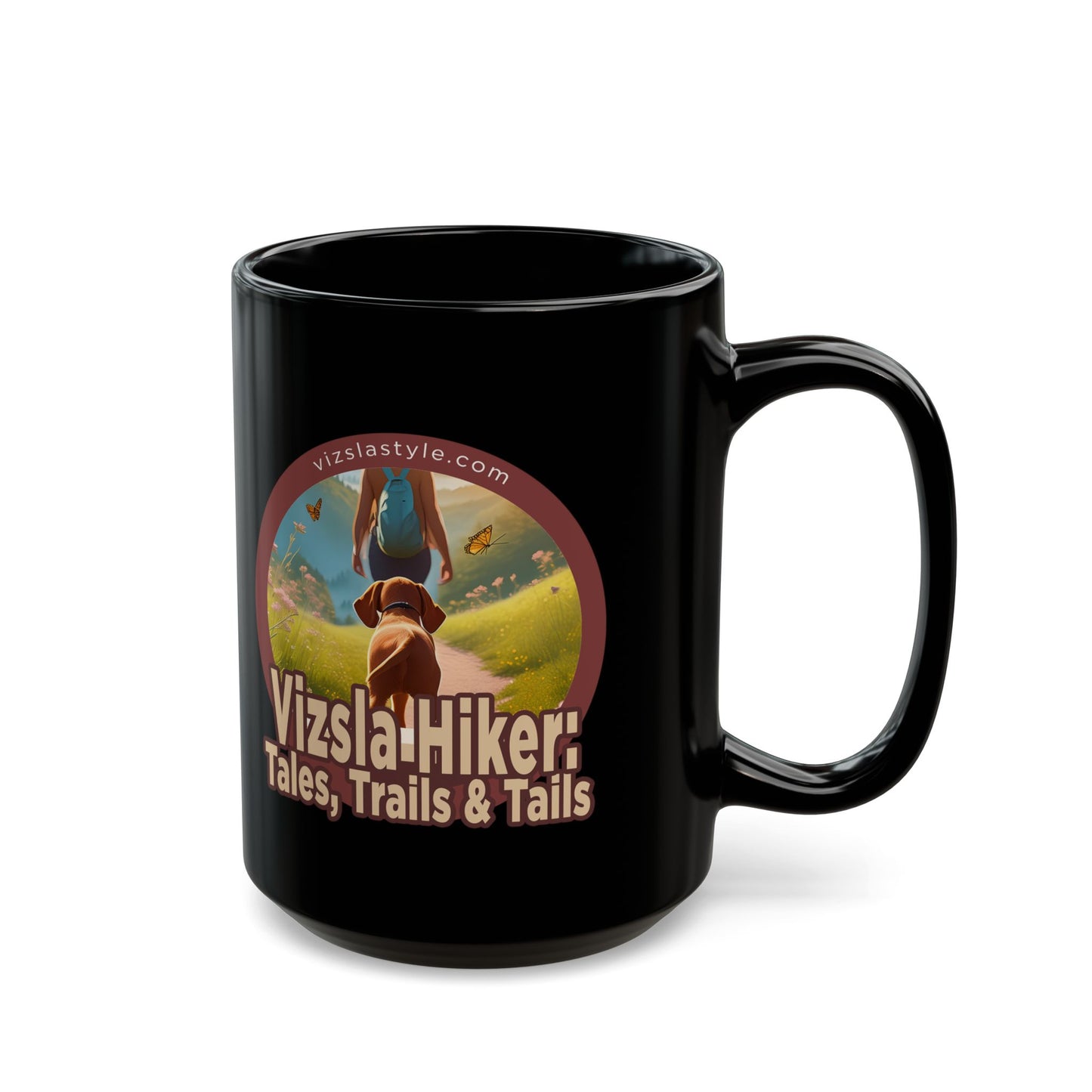 Vizsla Hiker: Tales, Trails & Tails (Hiker) w/ Puppy Face