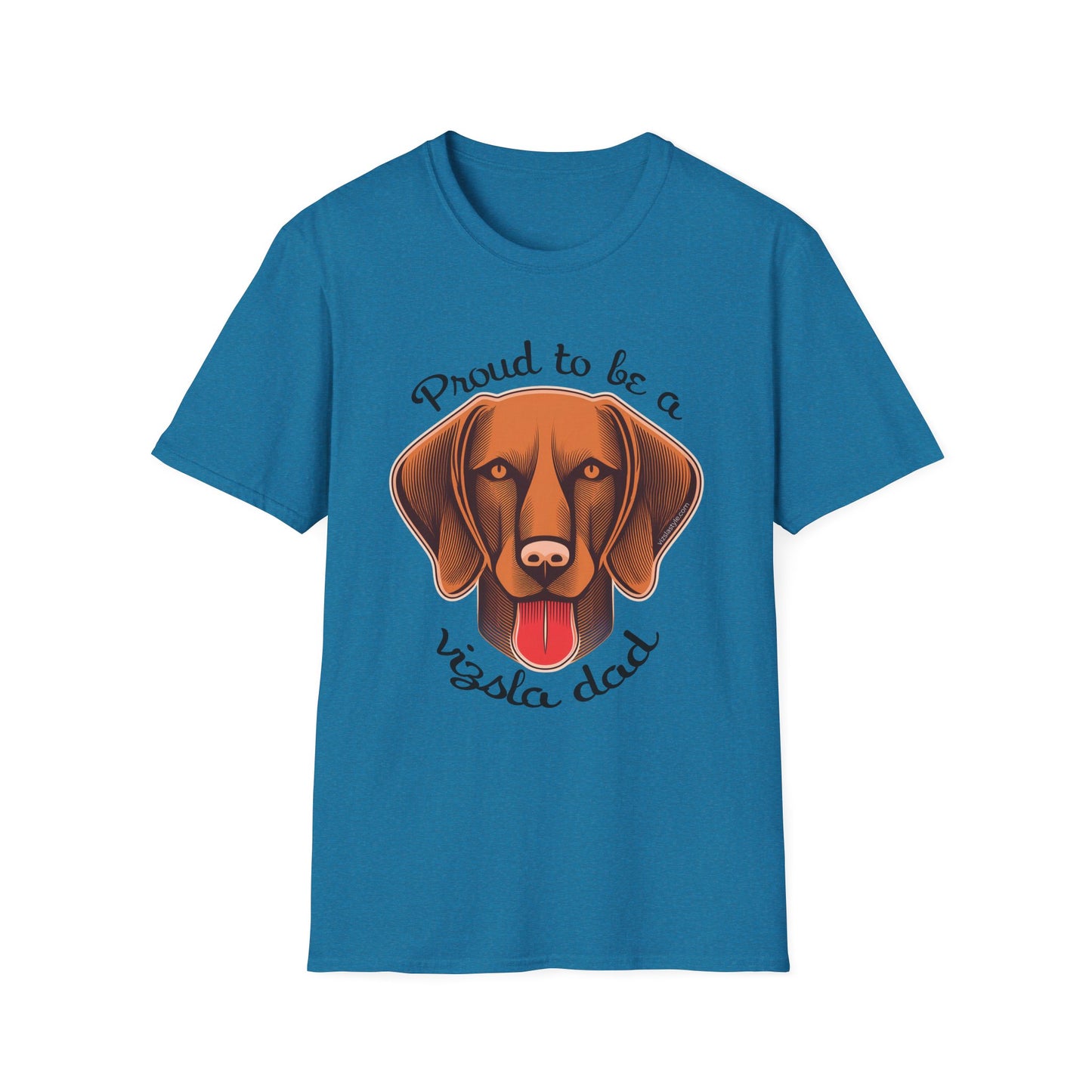Proud To Be A Vizsla Dad T-Shirt w/ Dark Text