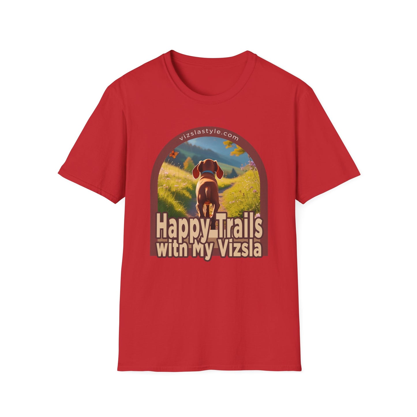 Happy Trails With My Vizsla Puppy t-shirt