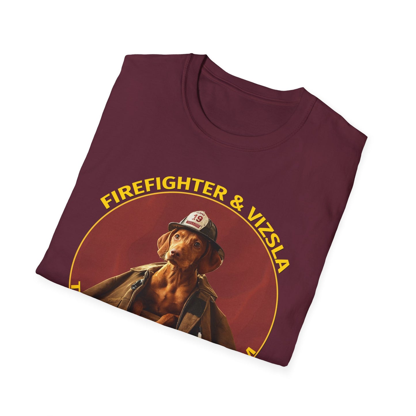 Perfect Response Team - Firefighter & Vizsla - Perfect Gift For That Firefighter In Your Life, Vizsla Dog Owners, Vizsla Dog Dad