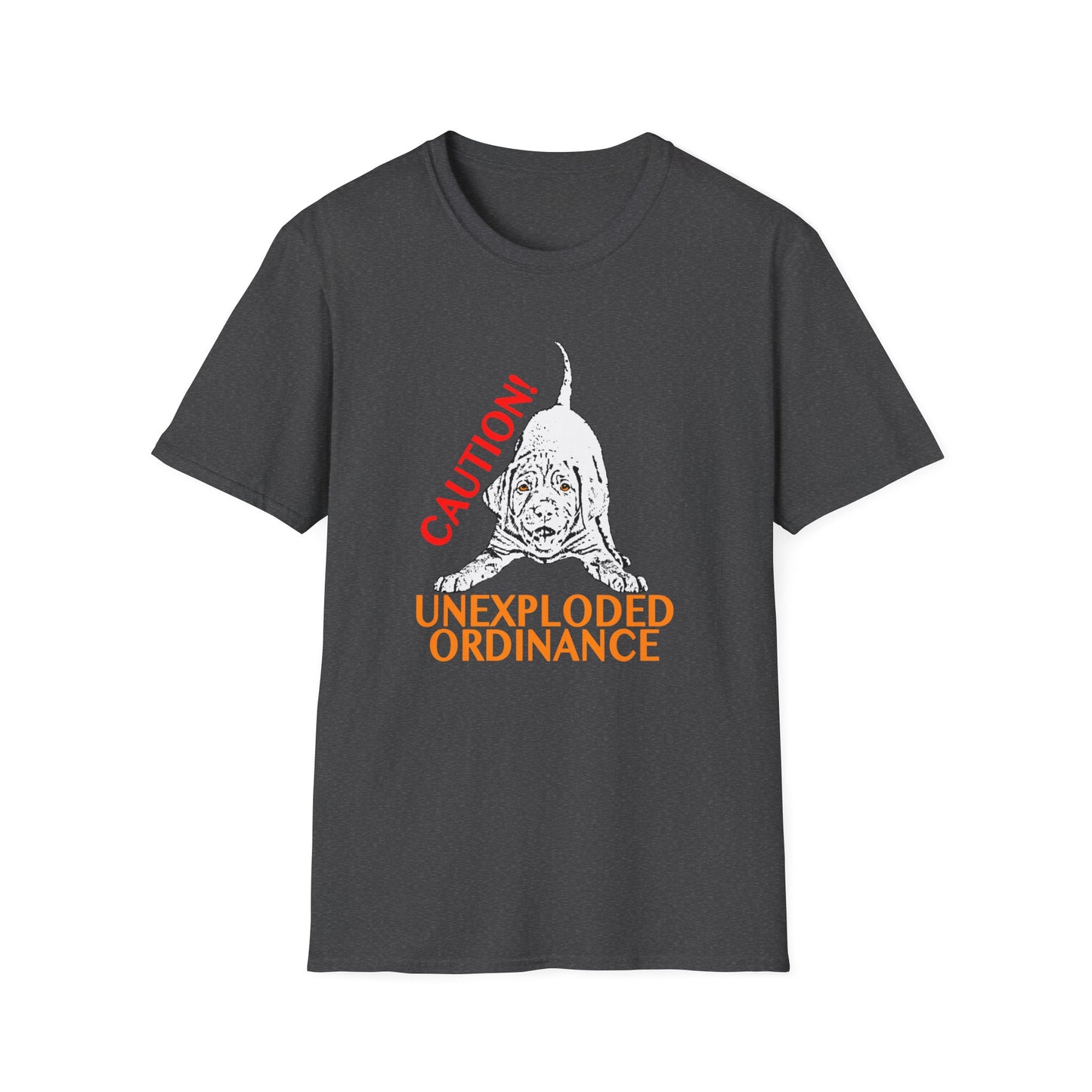 Vizsla Puppy 'Caution! Unexploded Ordinance' T-Shirt