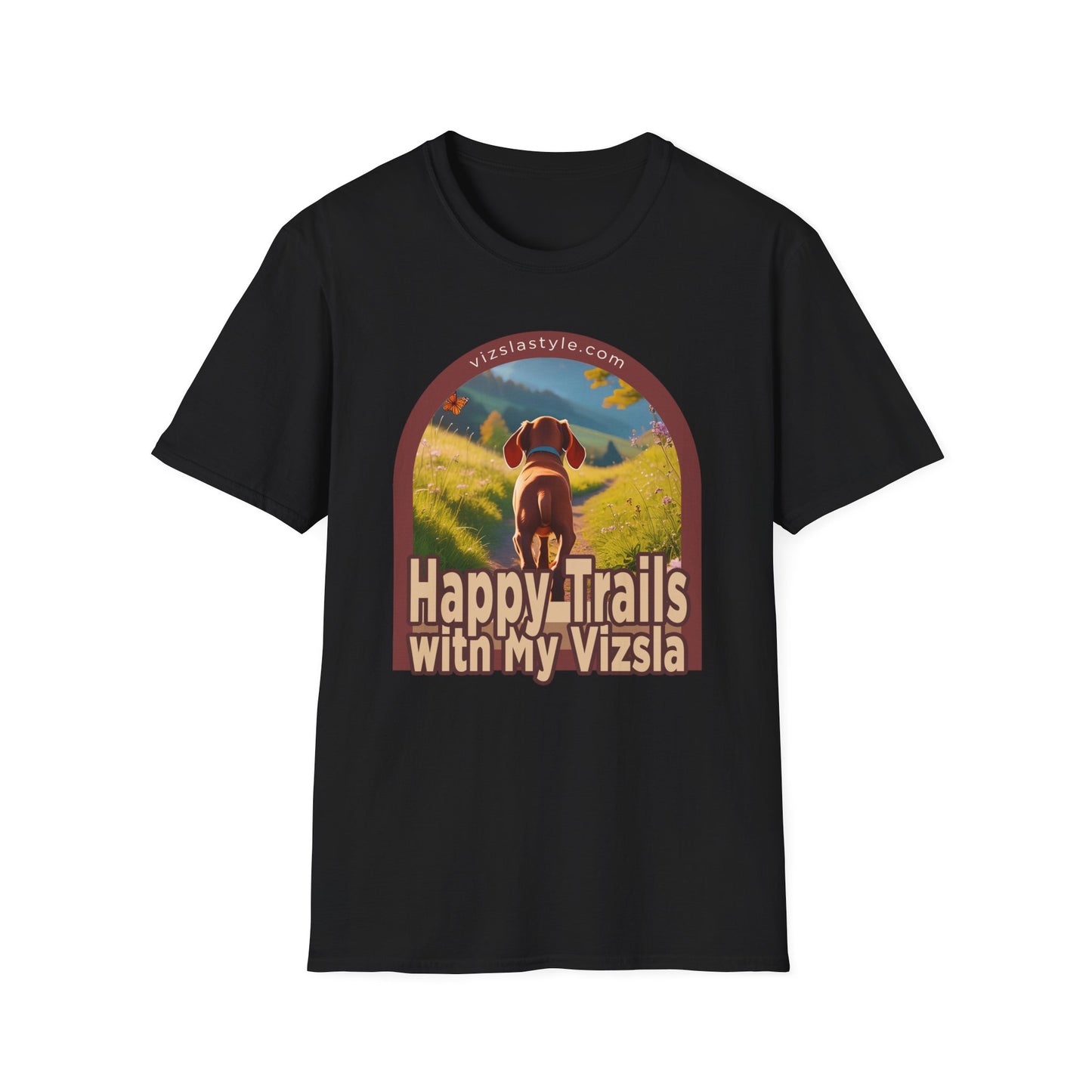 Happy Trails With My Vizsla Puppy t-shirt