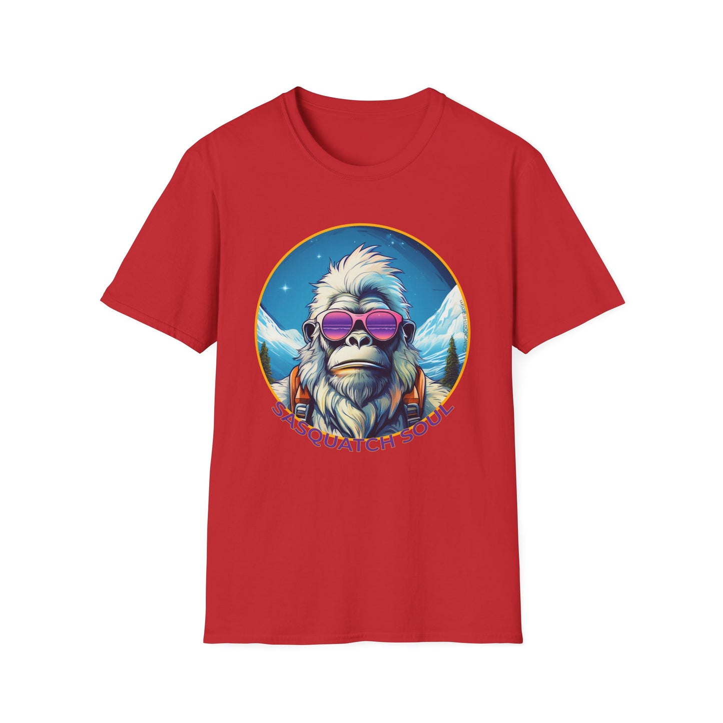 Vizsla Style - Going Norther - Bigfoot - Sasquatch Soul T-Shirt - Retro Design