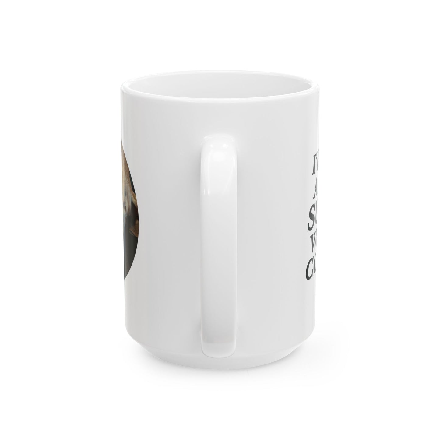 Sugar Faced Vizsla Lover's Ceramic Mug
