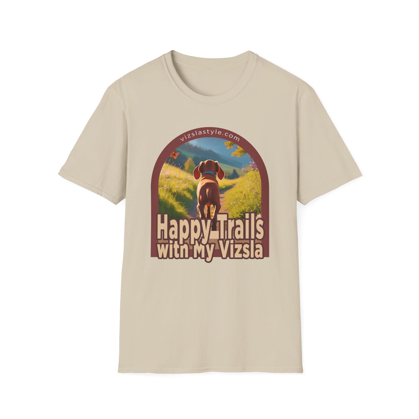 Happy Trails With My Vizsla Puppy t-shirt