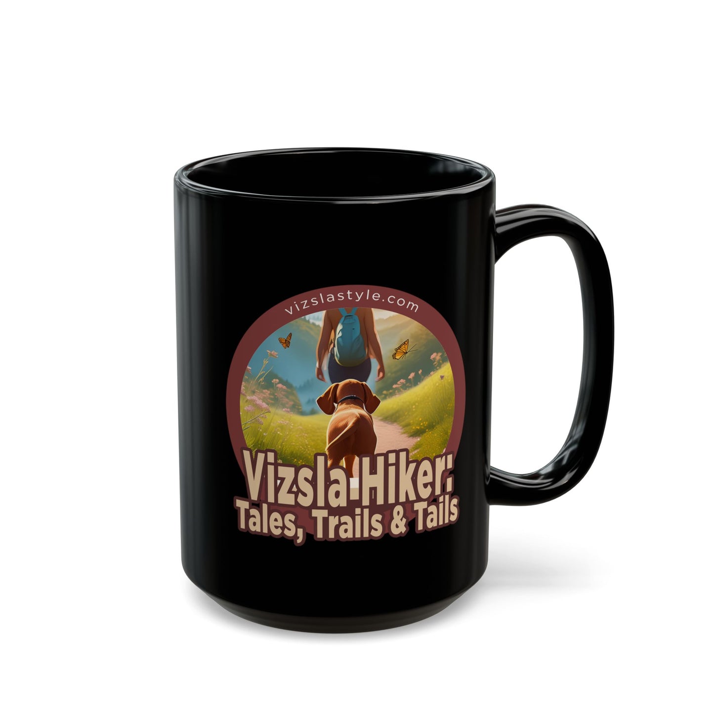 Vizsla Hiker: Tales, Trails & Tails (Hiker) w/ Puppy Face