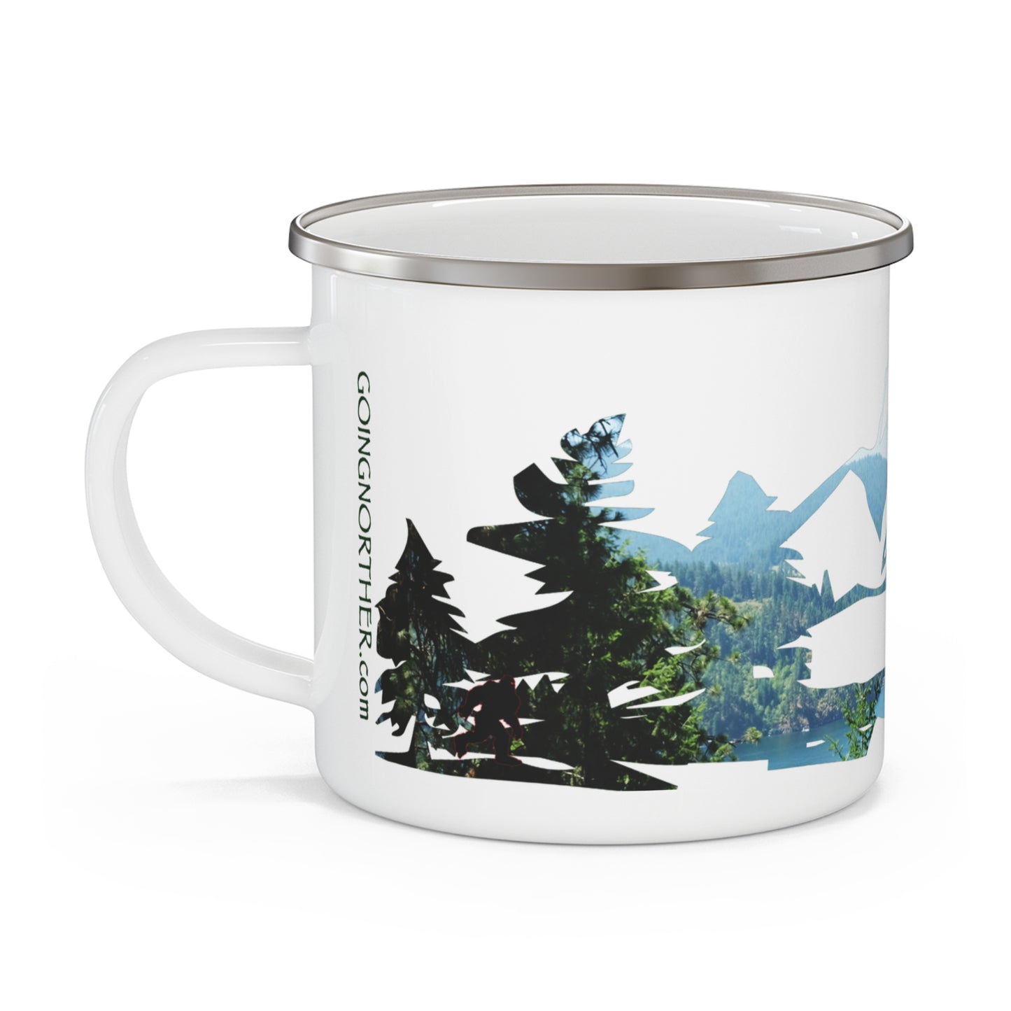Going Norther Outdoors Enamel Mug