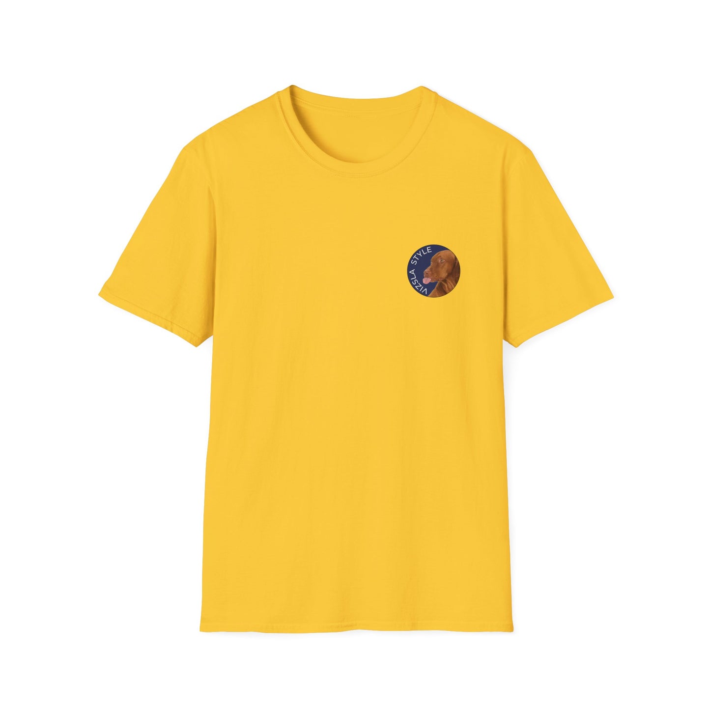 Vizsla Style Puppy w/ Light Text T-Shirt - 2 - Sided