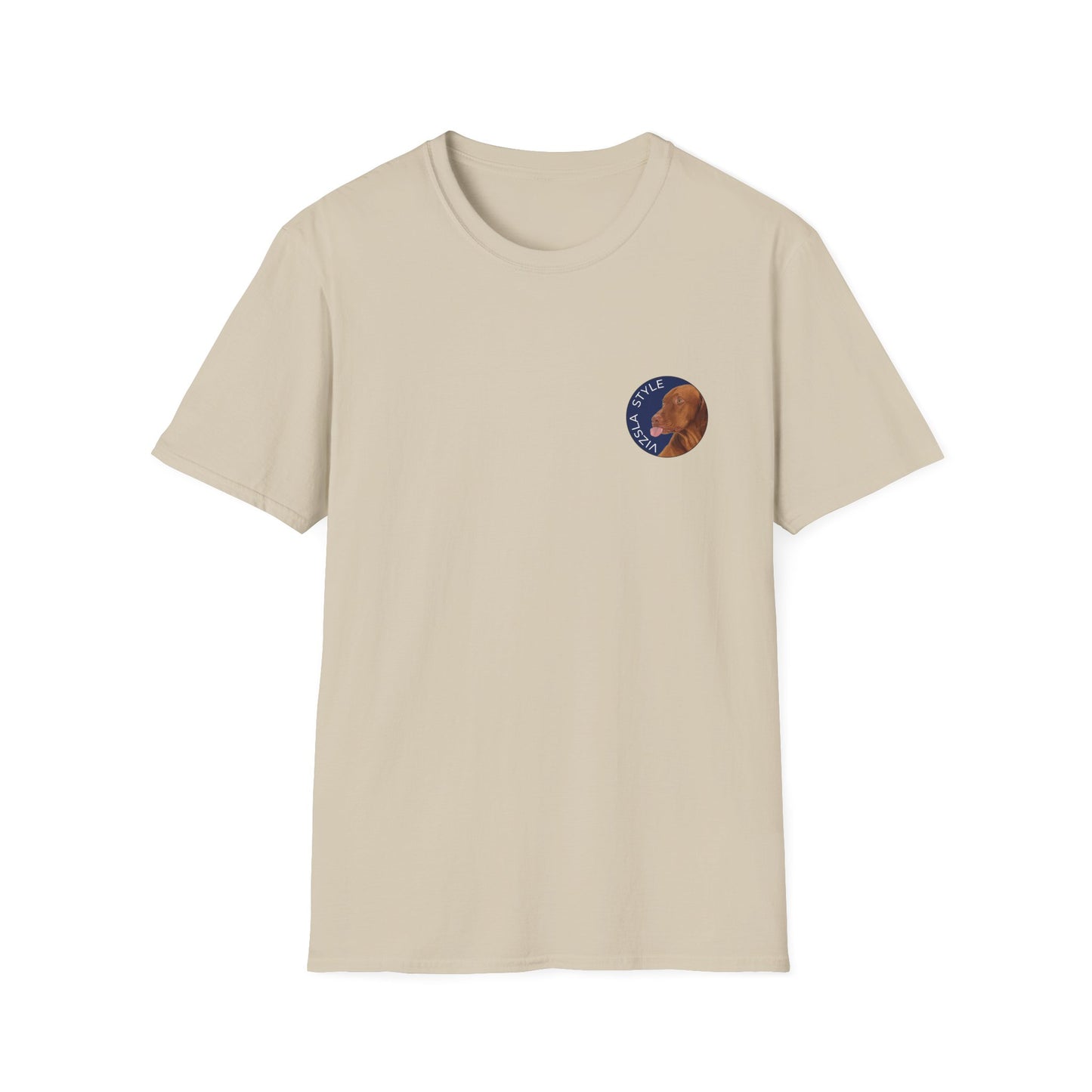 Vizsla Style Puppy w/ Light Text T-Shirt - 2 - Sided