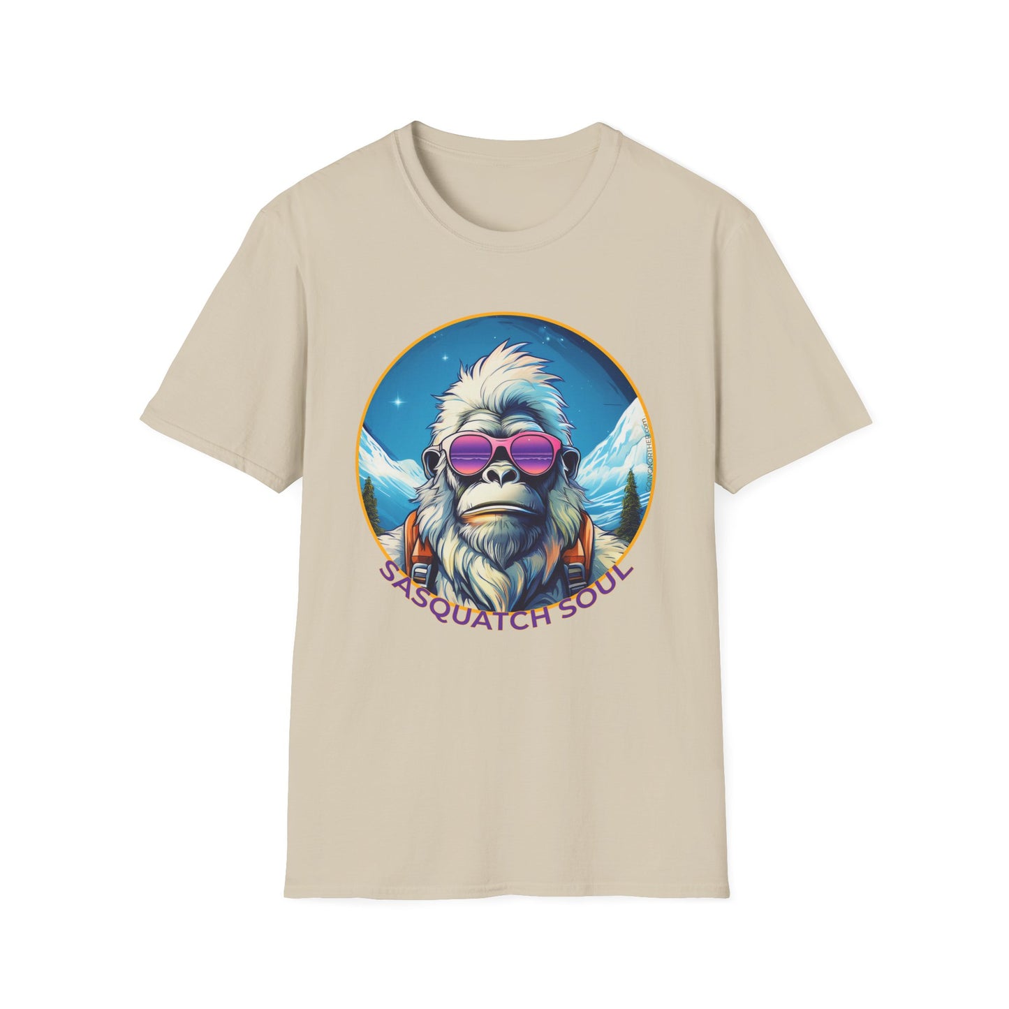 Vizsla Style - Going Norther - Bigfoot - Sasquatch Soul T-Shirt - Retro Design