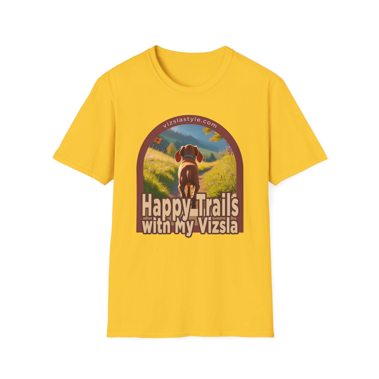 Happy Trails With My Vizsla Puppy t-shirt