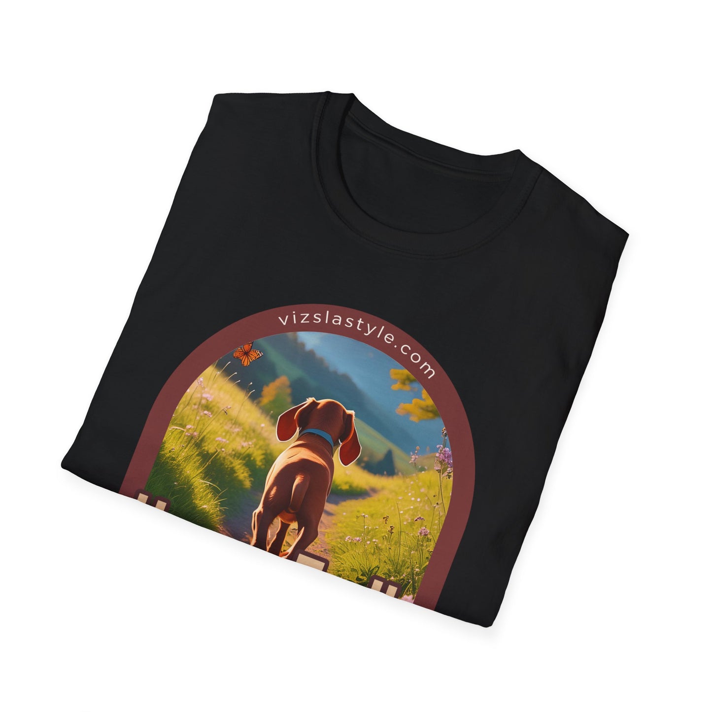 Happy Trails With My Vizsla Puppy t-shirt