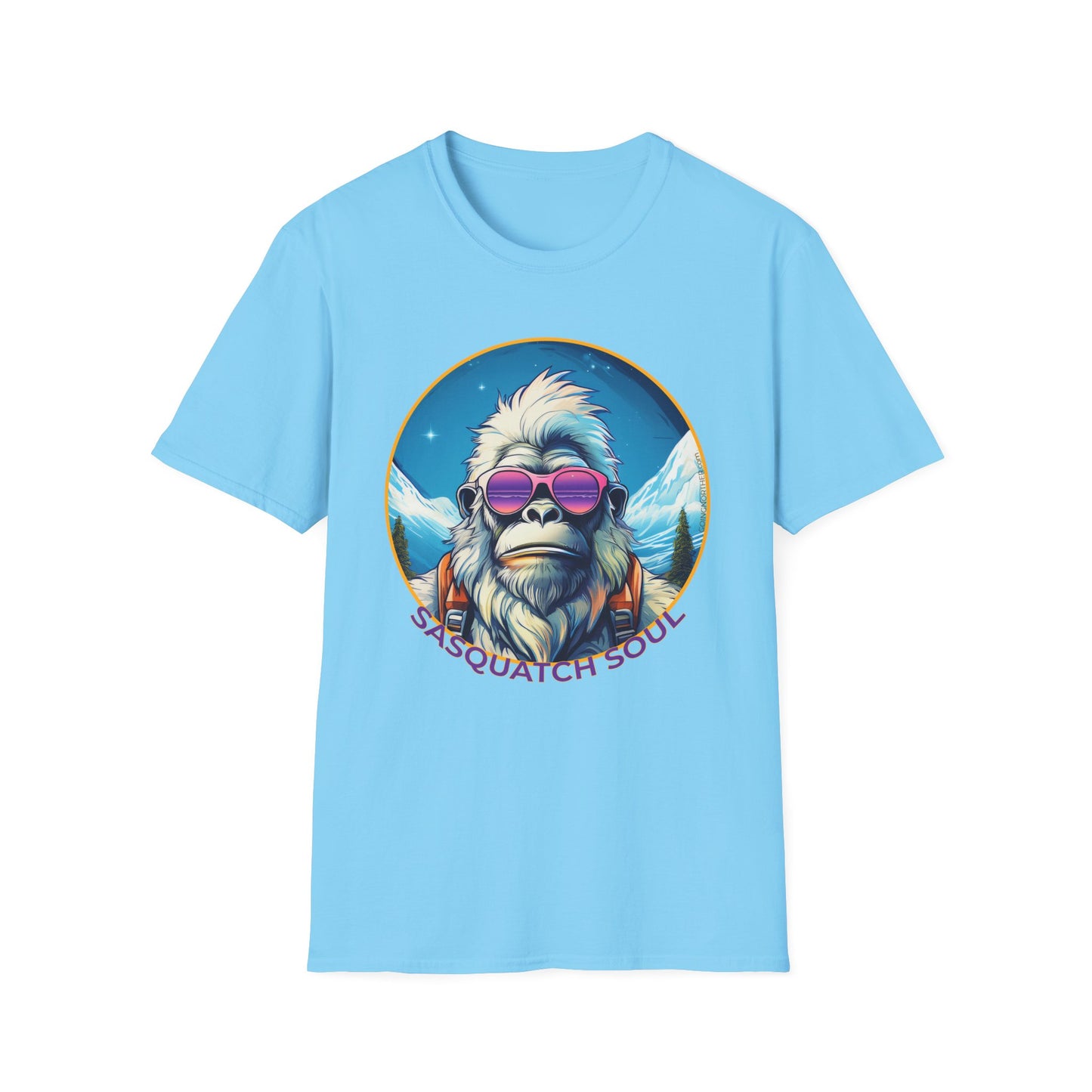 Vizsla Style - Going Norther - Bigfoot - Sasquatch Soul T-Shirt - Retro Design