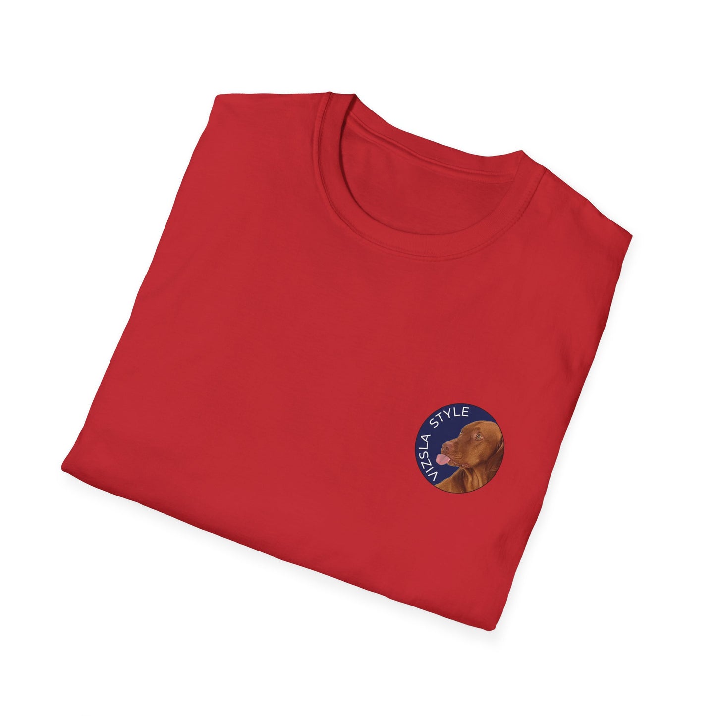 Vizsla Style Puppy w/ Light Text T-Shirt - 2 - Sided