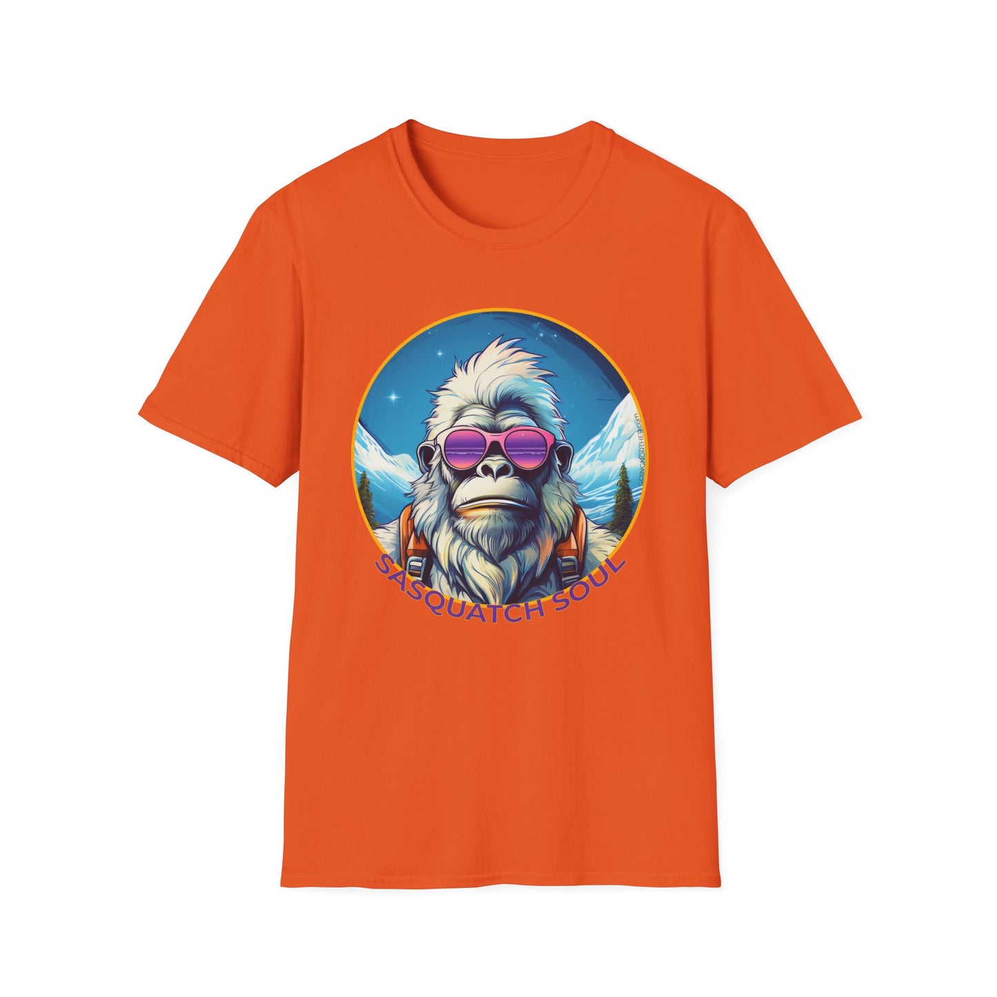 Vizsla Style - Going Norther - Bigfoot - Sasquatch Soul T-Shirt - Retro Design