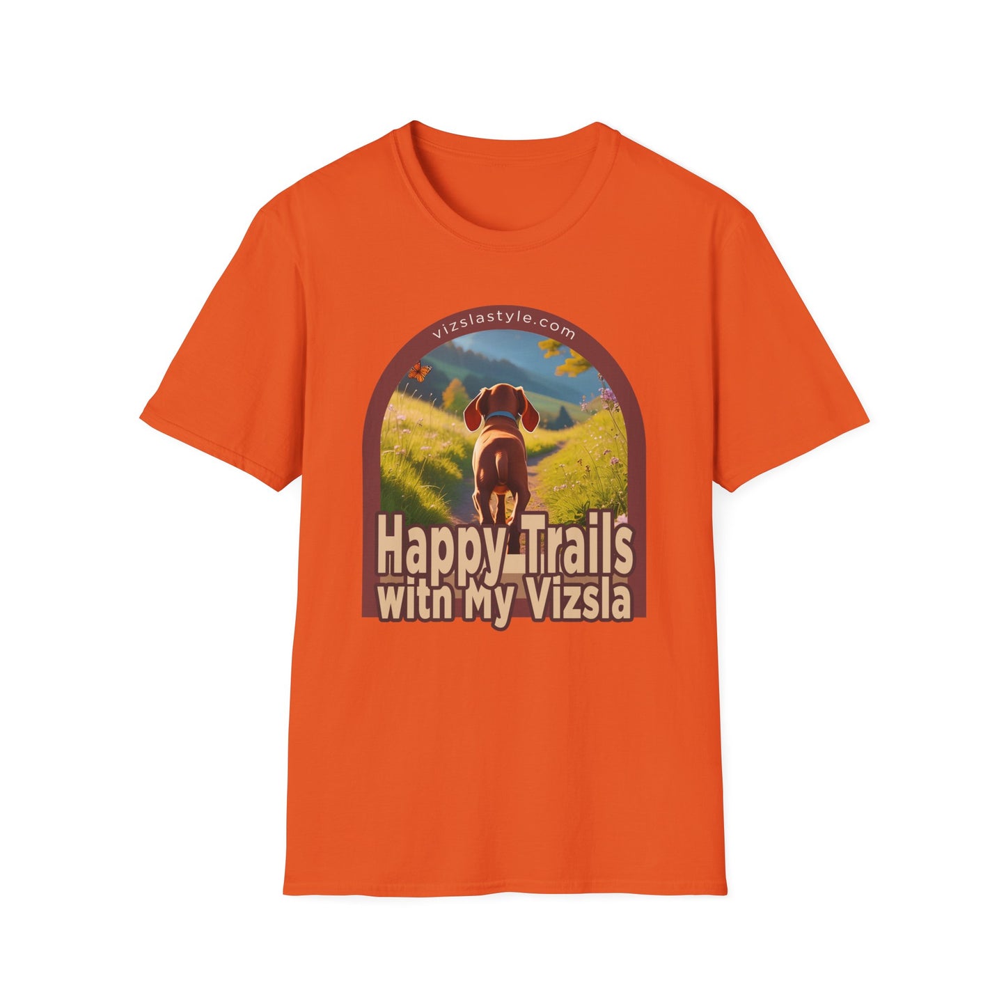 Happy Trails With My Vizsla Puppy t-shirt