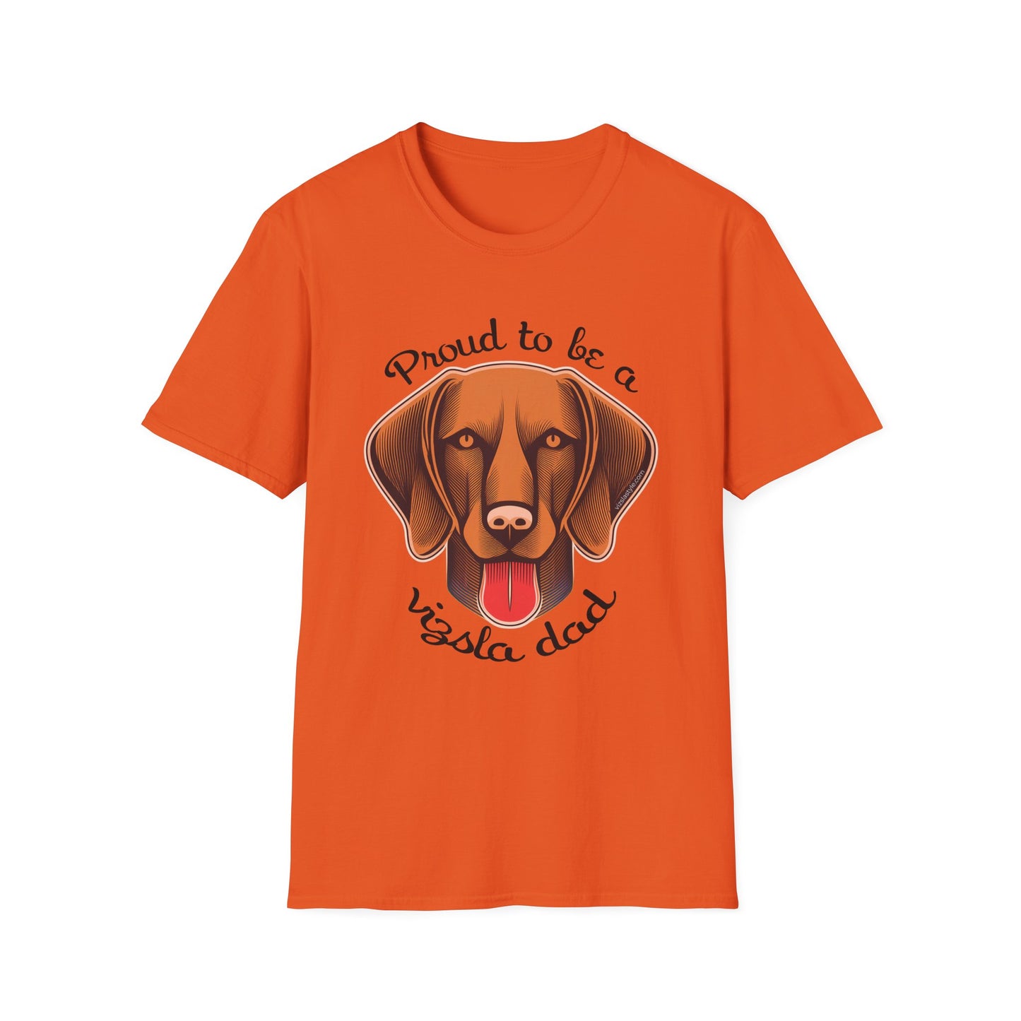 Proud To Be A Vizsla Dad T-Shirt w/ Dark Text