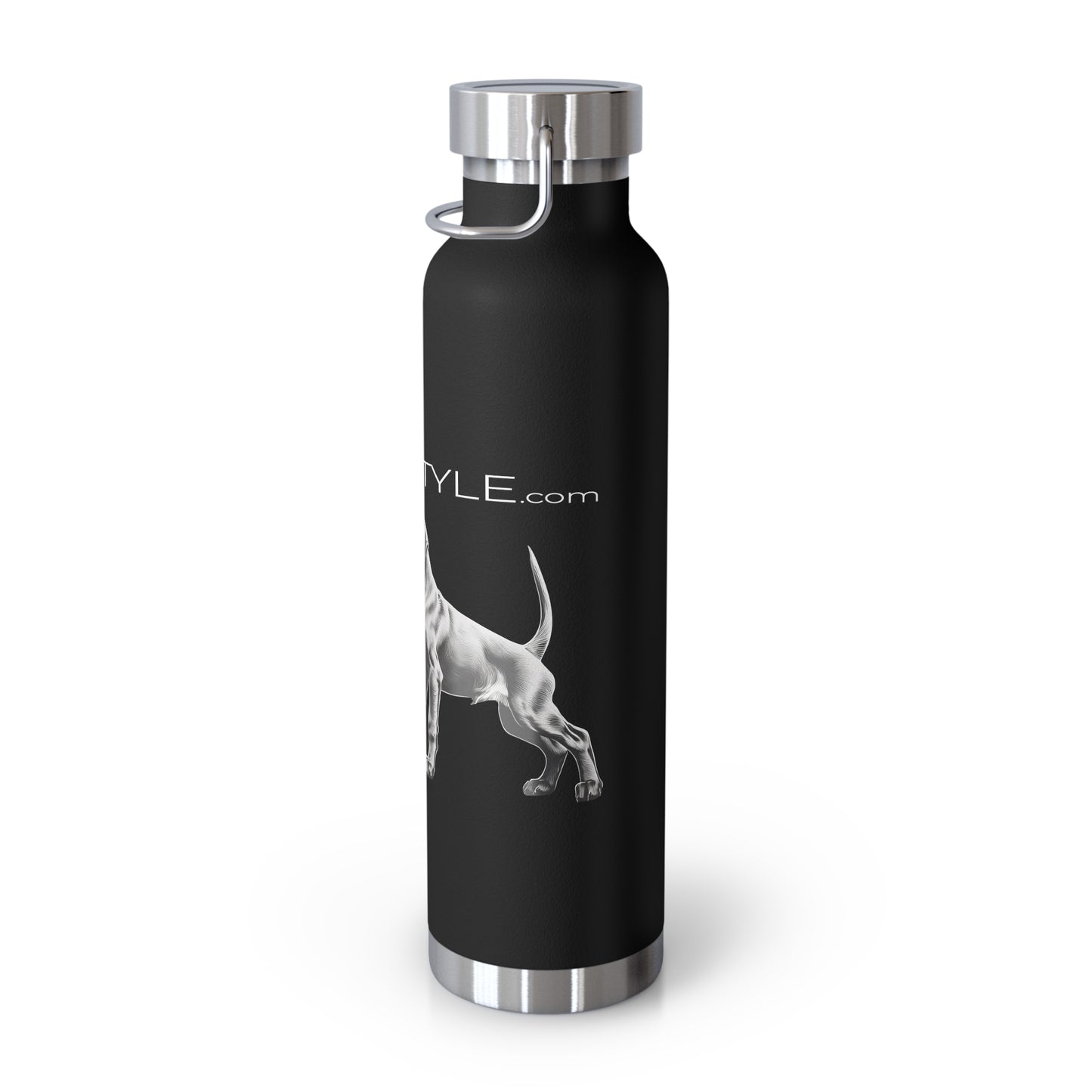 Vizsla Style Puppy w/ Logo - Stylish Copper Insulated Water Bottle