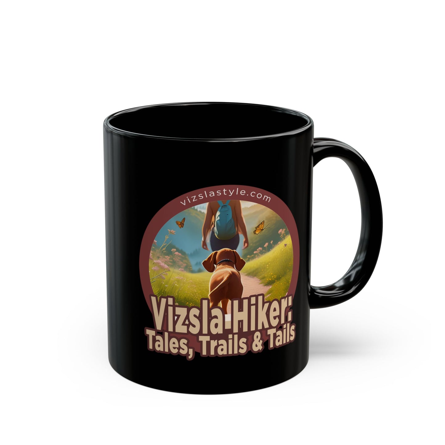 Vizsla Hiker: Tales, Trails & Tails (Hiker) w/ Puppy Face