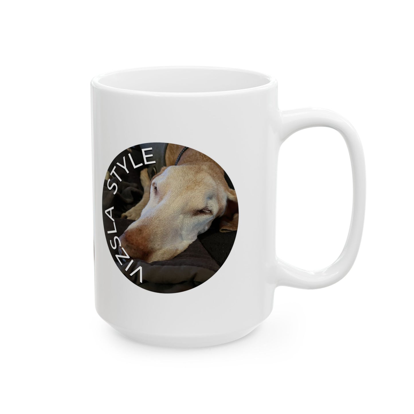 Sugar Faced Vizsla Lover's Ceramic Mug