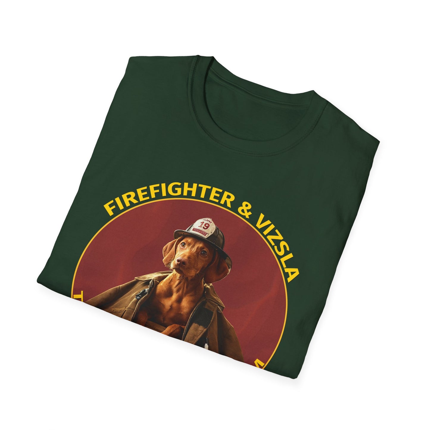 Perfect Response Team - Firefighter & Vizsla - Perfect Gift For That Firefighter In Your Life, Vizsla Dog Owners, Vizsla Dog Dad