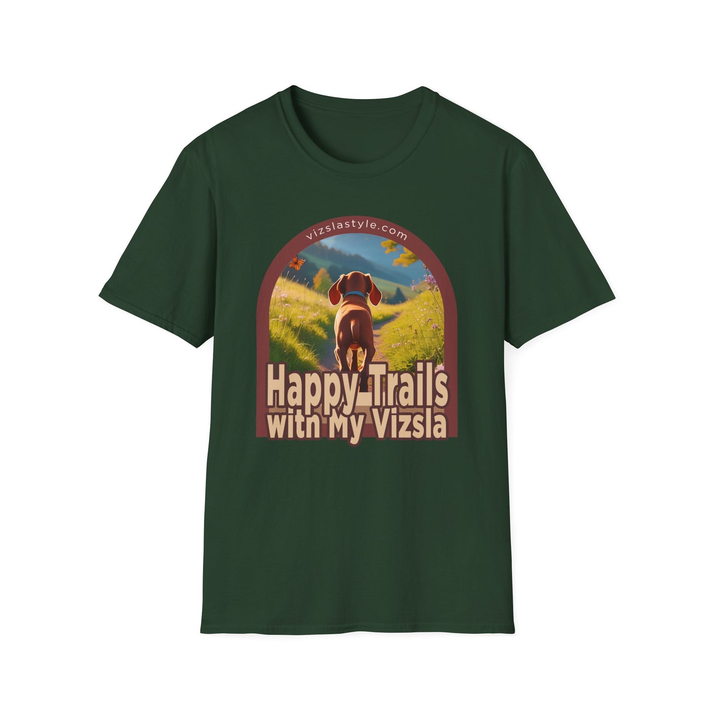 Happy Trails With My Vizsla Puppy t-shirt
