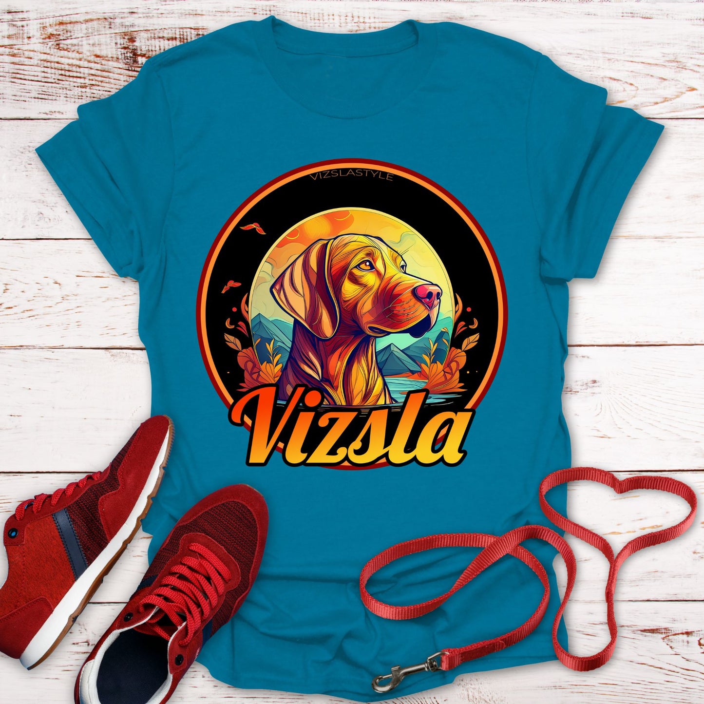Vizsla: Majestic Fall Colors, Proud Mountain Dog