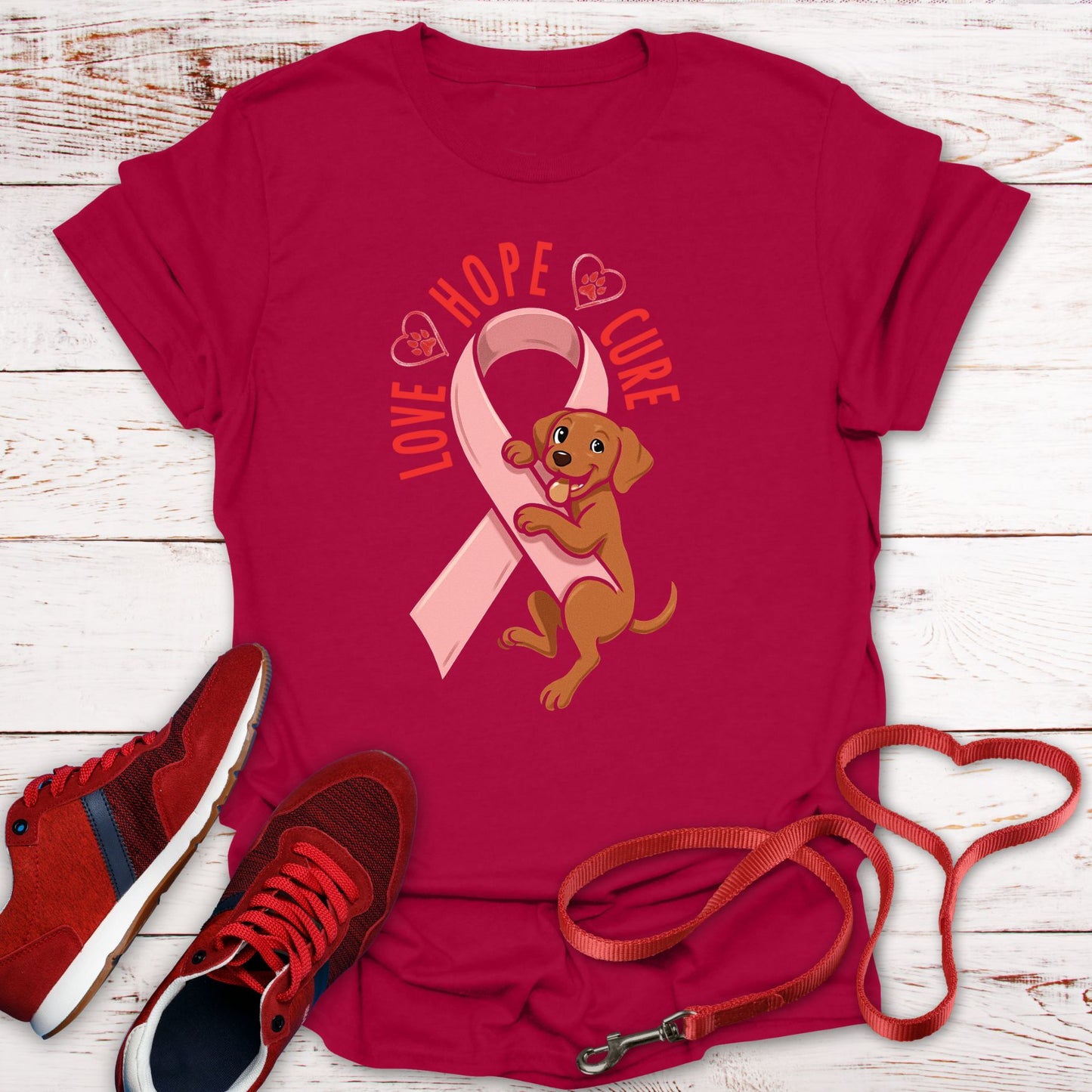 Hope, Love, and Vizsla Paws for the Cure