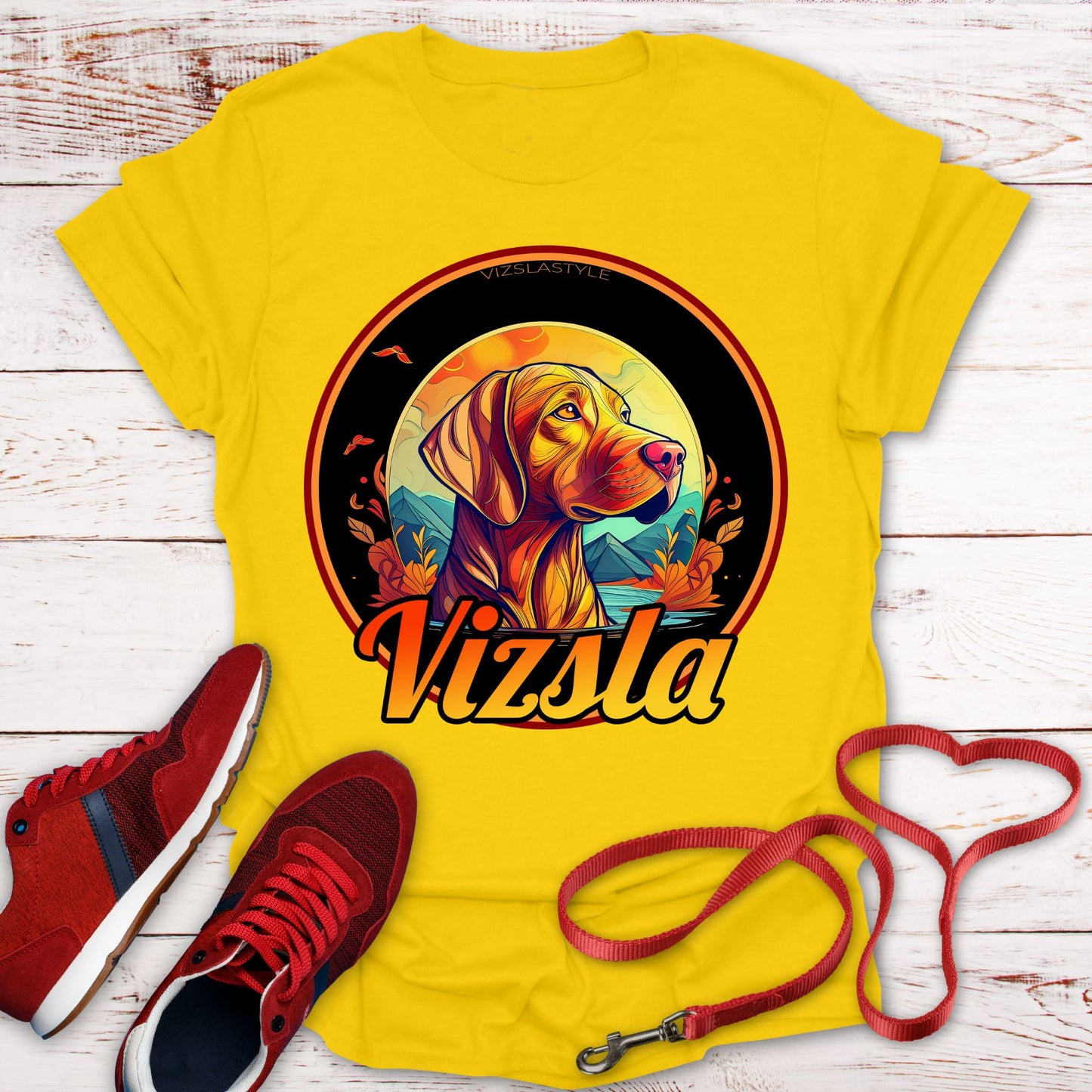 Vizsla: Majestic Fall Colors, Proud Mountain Dog