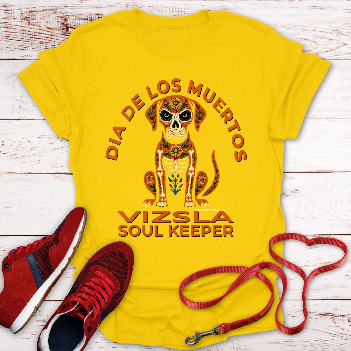 Día de Los Muertos Vizsla: Soul Keeper Tee