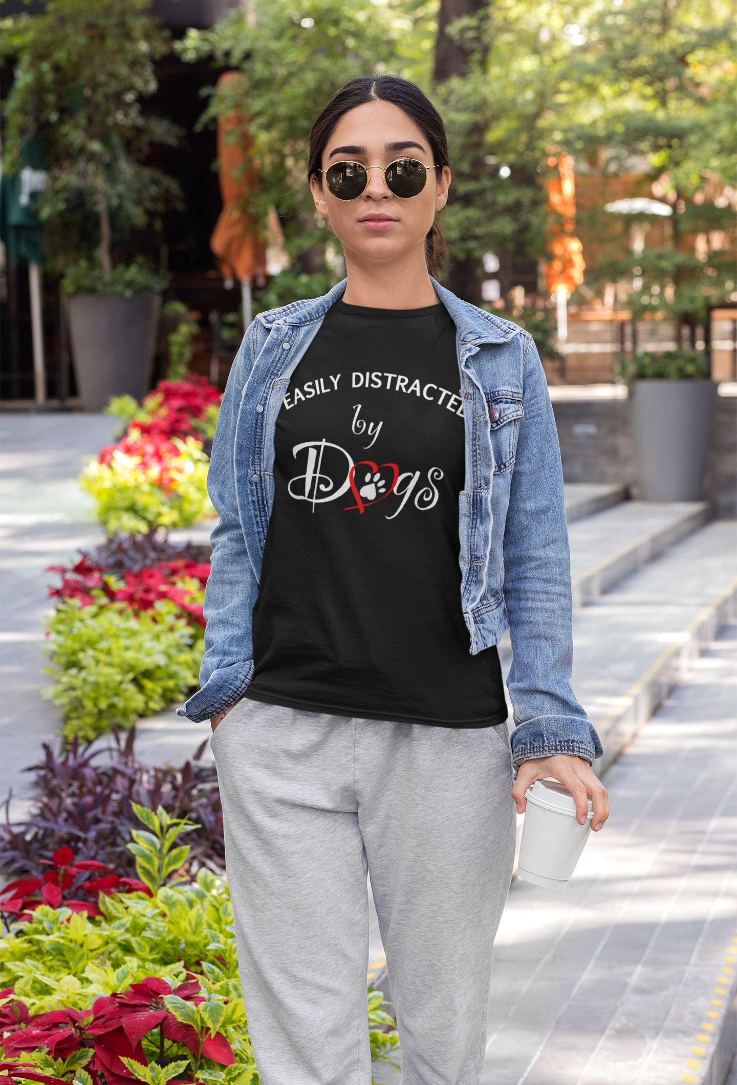 Easily Distracted By Dogs T-Shirt