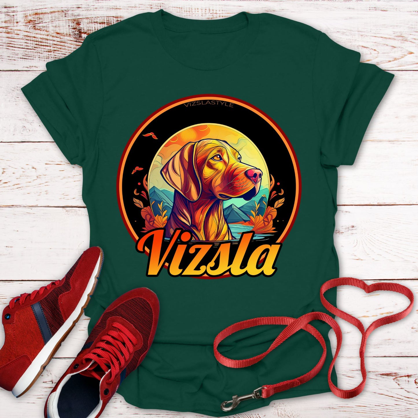 Vizsla: Majestic Fall Colors, Proud Mountain Dog