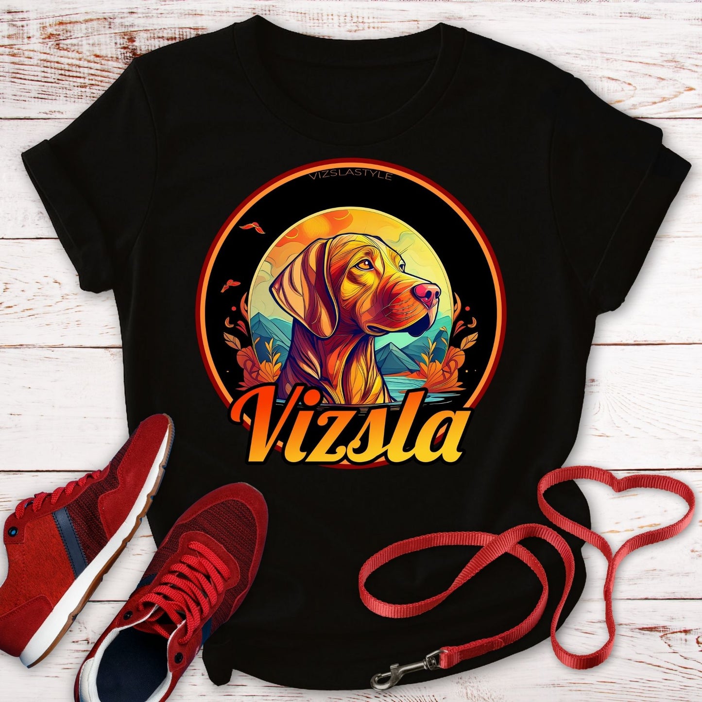Vizsla: Majestic Fall Colors, Proud Mountain Dog
