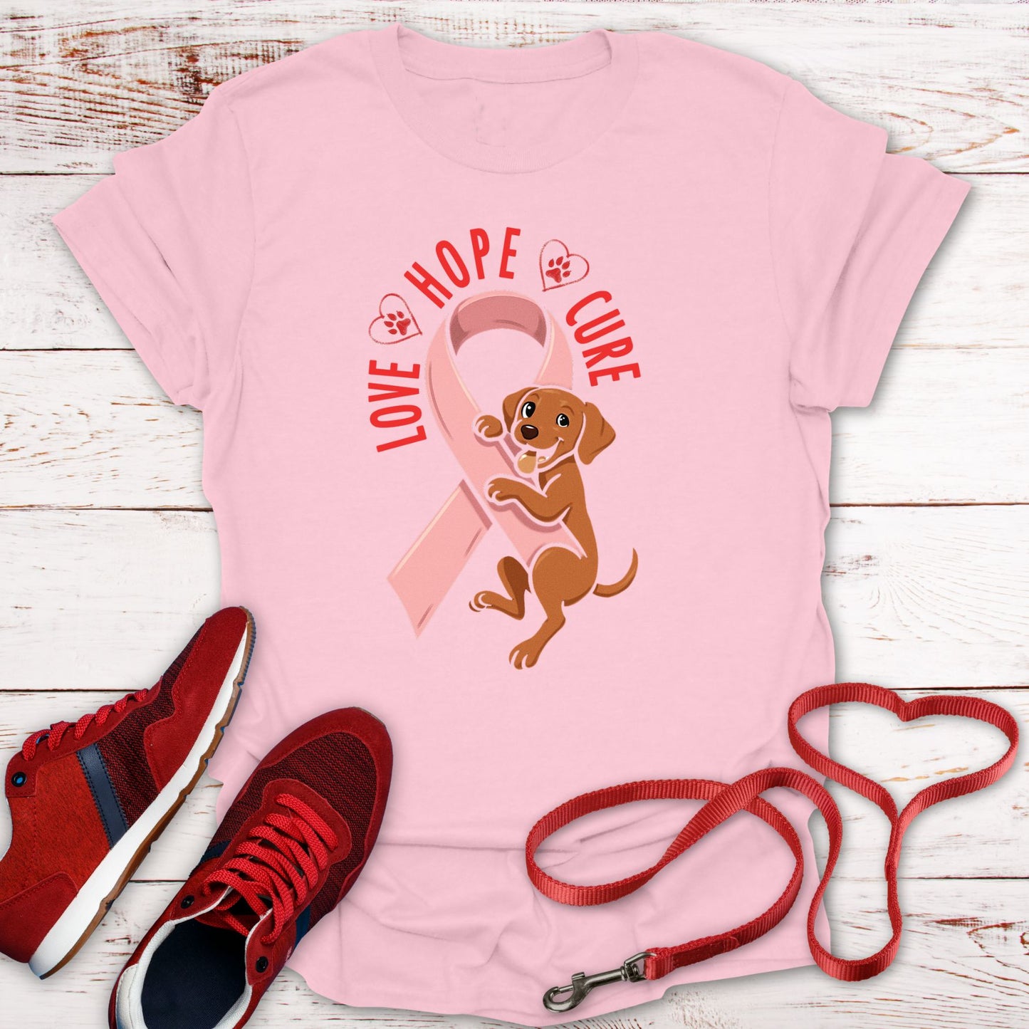 Hope, Love, and Vizsla Paws for the Cure