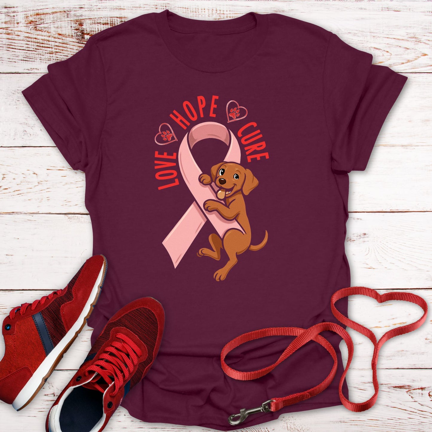 Hope, Love, and Vizsla Paws for the Cure