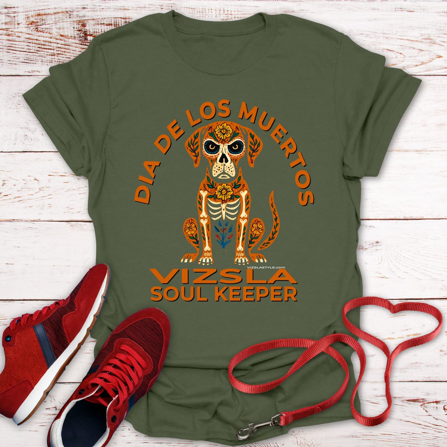 Día de Los Muertos Vizsla: Soul Keeper Tee