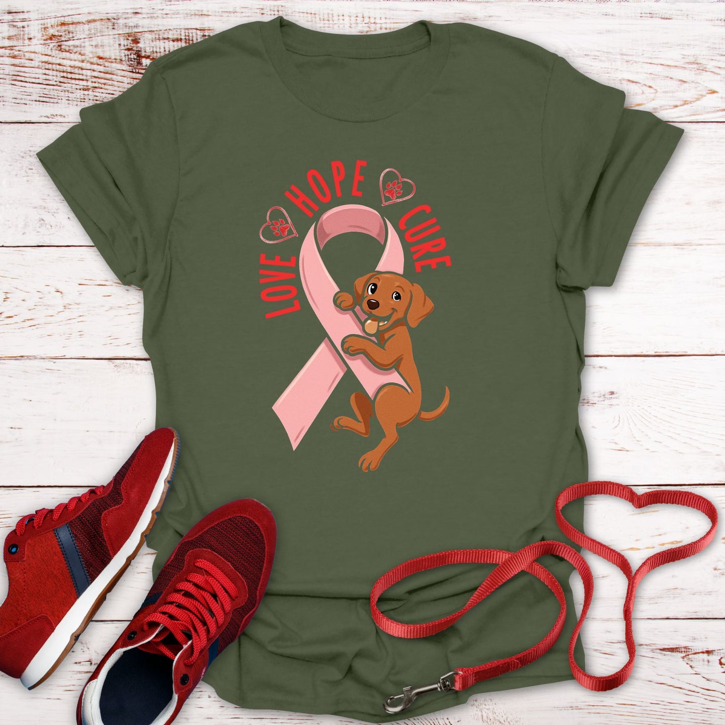 Hope, Love, and Vizsla Paws for the Cure