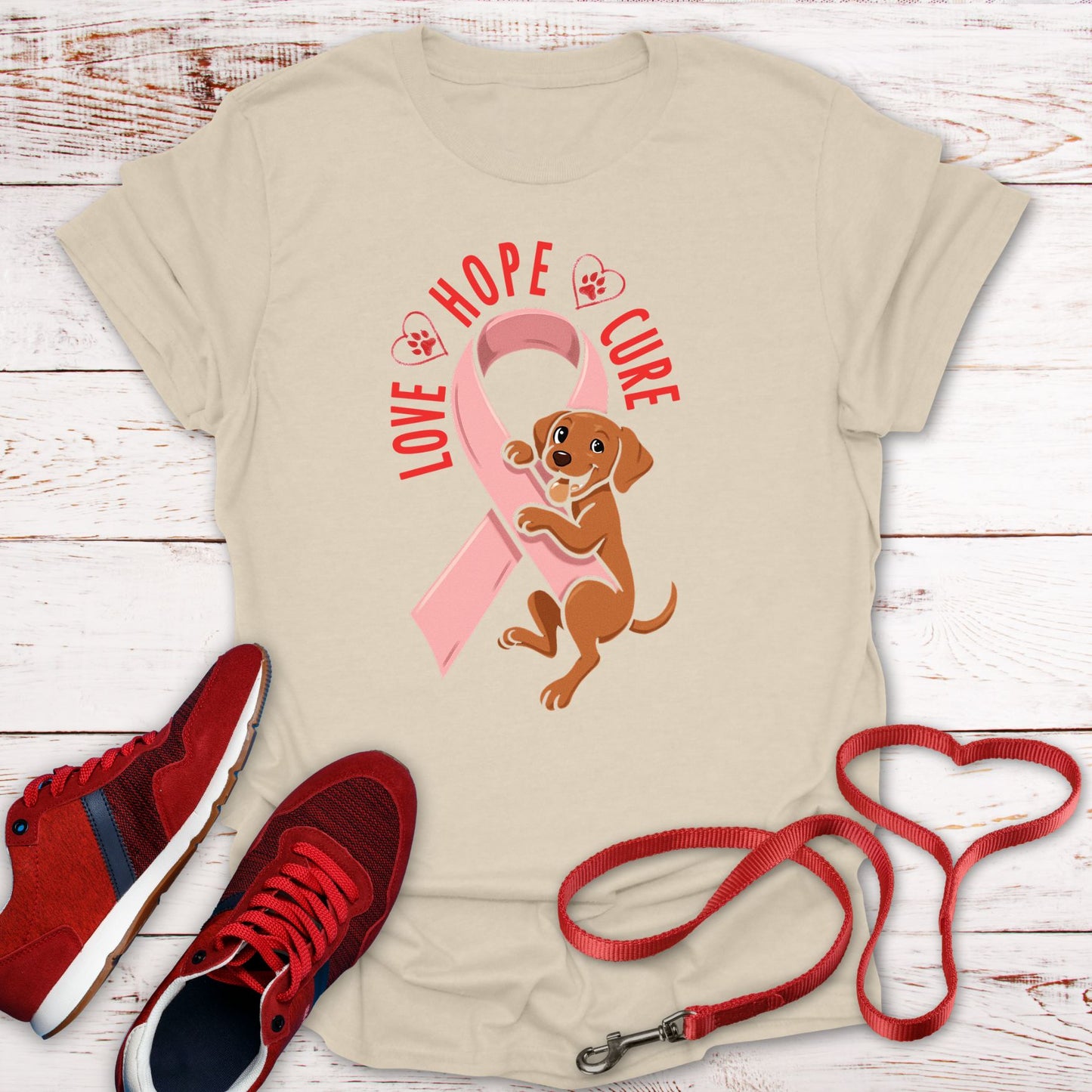 Hope, Love, and Vizsla Paws for the Cure