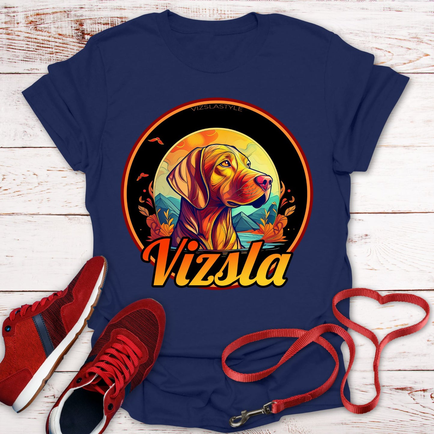 Vizsla: Majestic Fall Colors, Proud Mountain Dog
