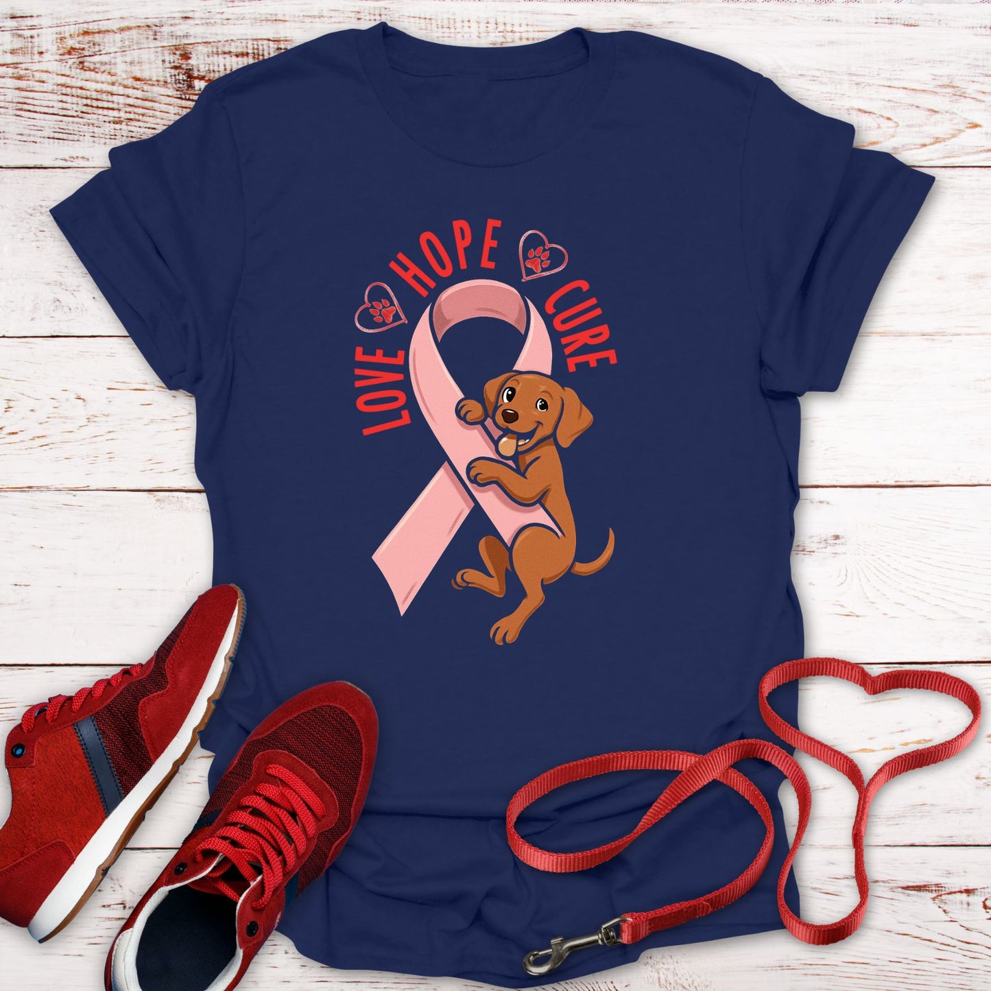 Hope, Love, and Vizsla Paws for the Cure