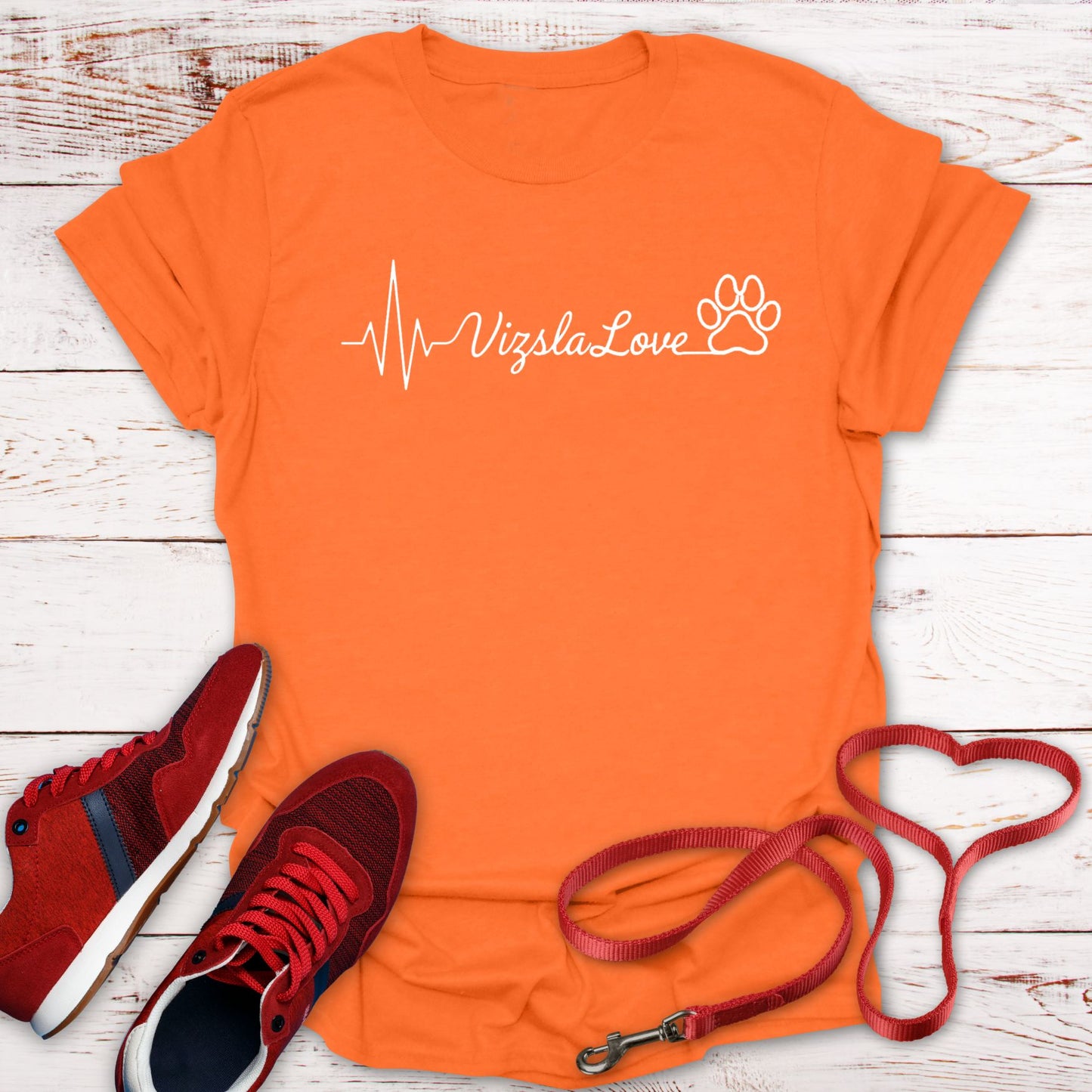 My Heart Beats With Vizsla Love - T-Shirt