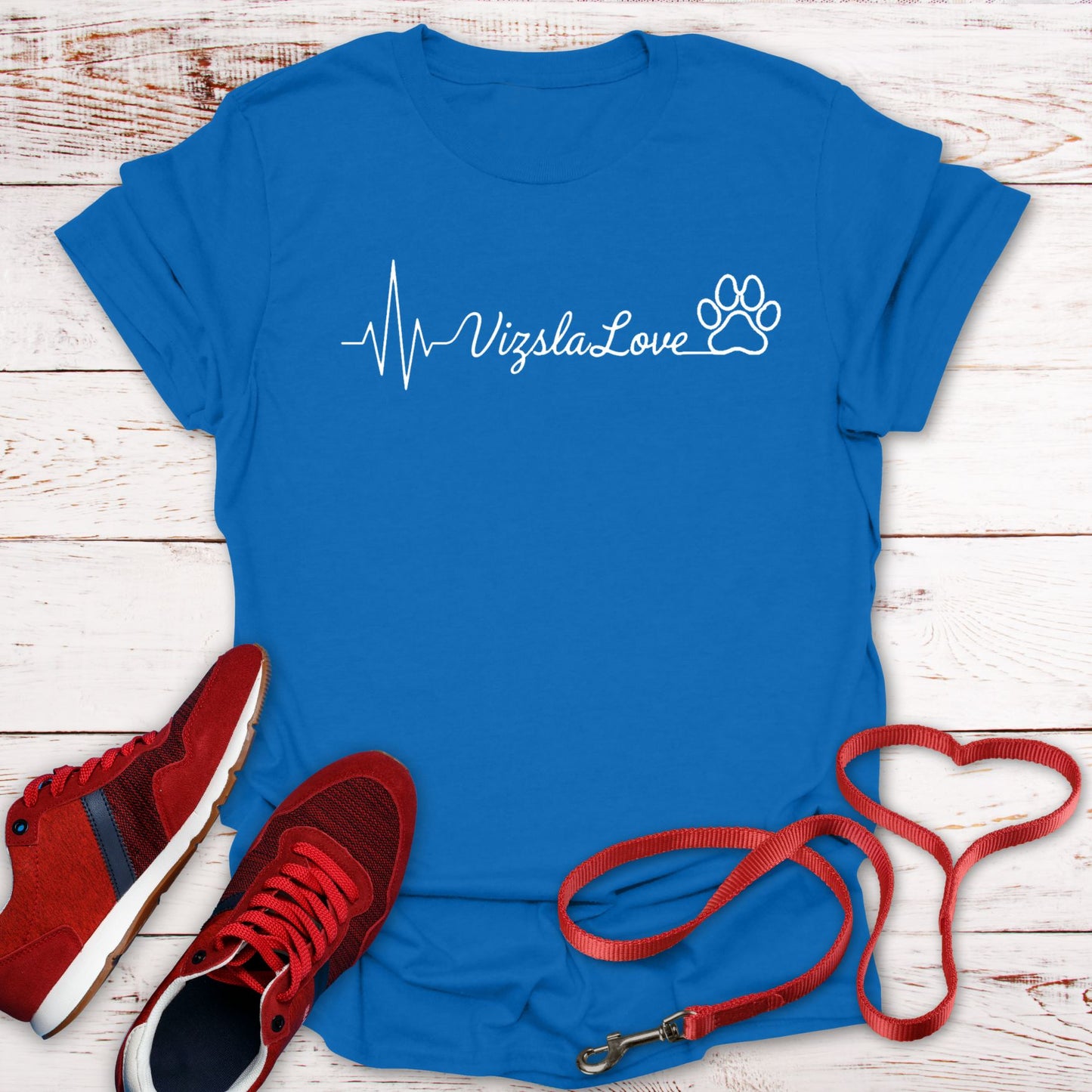 My Heart Beats With Vizsla Love - T-Shirt
