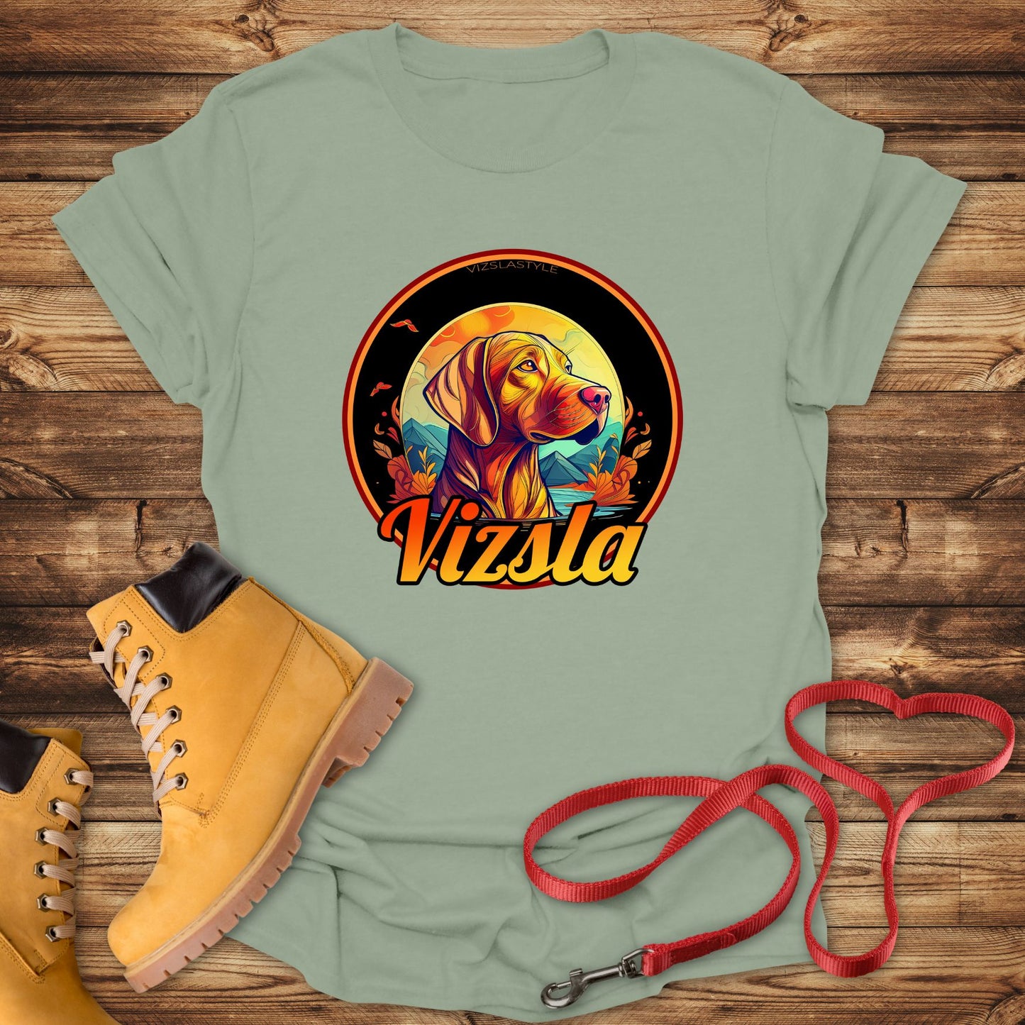 Vizsla: Majestic Fall Colors, Proud Mountain Dog