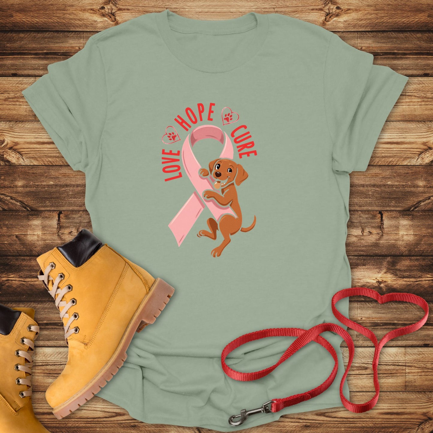Hope, Love, and Vizsla Paws for the Cure
