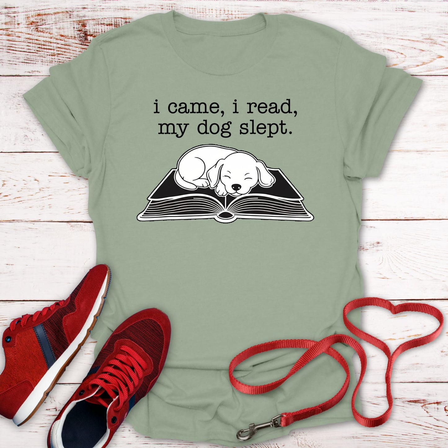 I Came, I Read, My Dog Slept Tee